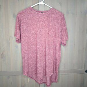 Hawk's Bay Thin Knit Jersey Tee Shirt Red Medium Mens Short Sleeve Pullover